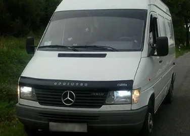 Дефлектор капота (мухобойка) Mercedes-Benz Sprinter (Br.901-905) с 1995 – 2002 г.в. (Мерседес Спринтер) ТМ Вип Тюнинг