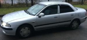 Дефлекторы окон (ветровики) Mitsubishi Carizma Sd 1995-2004 (Митсубиши Каризма) ТМ Кобра Тюнинг