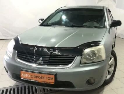 Дефлектор капота (мухобойка) Mitsubishi  Galant с 2003-2008 г.в.(до ресталинга) (Митсубиши Галант) ТМ Вип Тюнинг