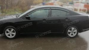 Дефлекторы окон (ветровики) Mitsubishi Galant IX Sd 2004"EuroStandard" (Митсубиши Галант) ТМ Кобра Тюнинг