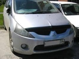 Дефлектор капота (мухобойка) Mitsubishi Grandis 2004-2011 (Митсубиши Грандис) ТМ SIM