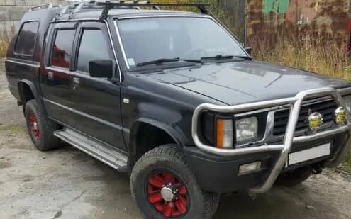 Дефлекторы окон (ветровики) Mitsubishi L200 II 1986-1996 (Митсубиши Л200) ТМ Кобра Тюнинг