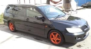 Дефлекторы окон (ветровики) Mitsubishi Lancer Wagon 2003-2006"EuroStandard" (Митсубиши Лансер) ТМ Кобра Тюнинг