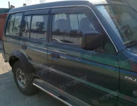 Дефлекторы окон (ветровики) Mitsubishi Pajero II 5d 1991-2000 (Митсубиши Паджеро) ТМ Кобра Тюнинг