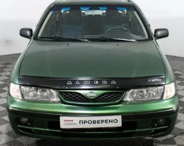 Дефлектор капота (мухобойка) NISSAN Almera с 1995-2000 г.в.(N15) (Ниссан Альмера) ТМ Вип Тюнинг