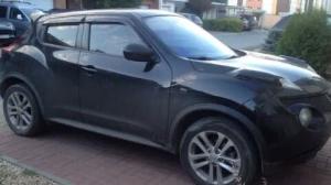 Дефлекторы окон (ветровики) Nissan Juke (YF15) 2010 (Ниссан Жук) ТМ Кобра Тюнинг