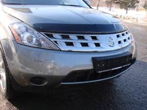 Дефлектор капота (мухобойка) Nissan Murano 2003-2008 (Ниссан Мурано) ТМ SIM