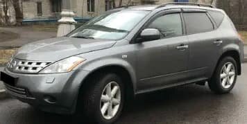 Дефлекторы окон (ветровики) Nissan Murano I (Z50) 2002-2008 (Ниссан Мурано) ТМ Кобра Тюнинг