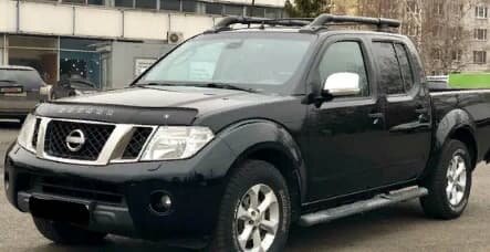 Дефлектор капота (мухобойка) NISSAN Navara (D40) с 2005 г.в. (Ниссан Навара) ТМ Вип Тюнинг