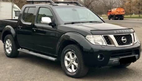 Дефлектор капота (мухобойка) NISSAN Navara (D40) с 2005 г.в. (Ниссан Навара) ТМ Вип Тюнинг