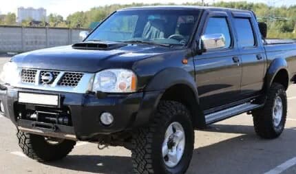 Дефлекторы окон (ветровики) Nissan NP300 (D22) 2008/Frontier (D22) 2001-2005/Navara (D22) 2001-2005 (Ниссан НП300) ТМ Кобра Тюнинг