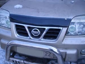 Дефлектор капота (мухобойка) Nissan X-Trail T30 2001-2007 (Ниссан ИксТрейл) ТМ SIM