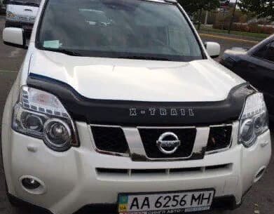 Дефлектор капота (мухобойка) NISSAN X-Trail с 2007-2014 г.в.кузов Т-31 (Ниссан Икс Трейл) ТМ Вип Тюнинг