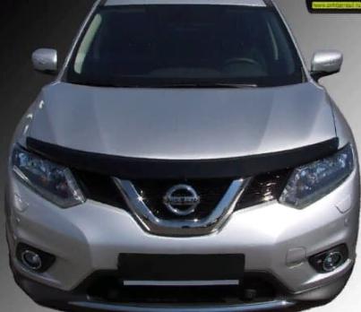 Дефлектор капота (мухобойка) Nissan X-Trail T32 2015- (Ниссан ИксТрейл) ТМ SIM