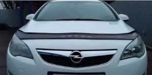 Дефлектор капота (мухобойка) Opel Astra J с 2009 г.в. (Опель Астра) ТМ Вип Тюнинг