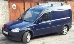 Дефлекторы окон (ветровики) Opel Combo C 2d 2001-2011 (Опель Комбо) ТМ Кобра Тюнинг