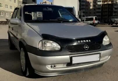 Дефлектор капота (мухобойка) Opel Corsa B c 1993-2000 г.в. (Опель Корса) ТМ Вип Тюнинг