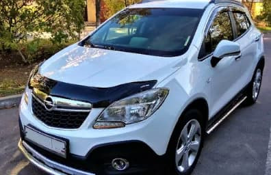 Дефлектор капота (мухобойка) Opel Mokka с 2012 г.в. (Опель Мокка) ТМ Вип Тюнинг