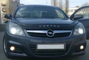 Дефлектор капота (мухобойка) Opel Vectra C с 2006 г.в. Ресталинг (Опель Вектра) ТМ Вип Тюнинг