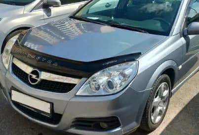 Дефлектор капота (мухобойка) Opel Vectra C с 2006 г.в. Ресталинг (Опель Вектра) ТМ Вип Тюнинг