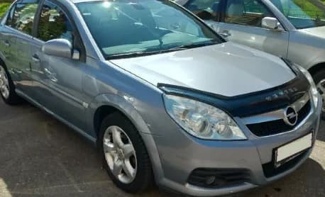 Дефлектор капота (мухобойка) Opel Vectra C с 2006 г.в. Ресталинг (Опель Вектра) ТМ Вип Тюнинг