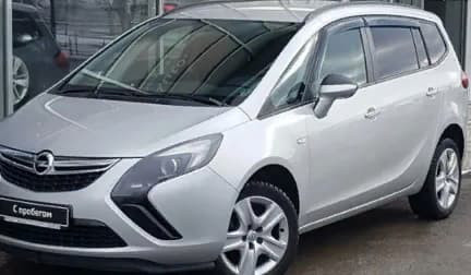 Дефлекторы окон (ветровики) Opel Zafira C 2011 (Опель Зафира) ТМ Кобра Тюнинг