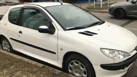 Дефлекторы окон (ветровики) Peugeot 206 3d 1998 (Пежо 206) ТМ Кобра Тюнинг