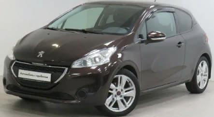 Дефлекторы окон (ветровики) Peugeot 208 Hb 3d 2012 (Пежо 208) ТМ Кобра Тюнинг