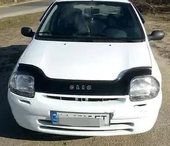 Дефлектор капота (мухобойка) Renault Clio II с 1998-2001 г.в. (Рено Клио) ТМ Вип Тюнинг