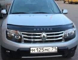 Дефлектор капота (мухобойка) Renault Duster с 2010 г.в. (Рено Дастер) ТМ Вип Тюнинг