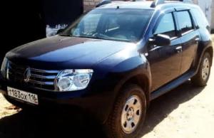 Дефлекторы окон (ветровики) Renault Duster 2011 (Рено Дастер) ТМ Кобра Тюнинг