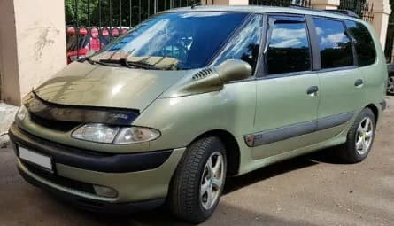 Дефлектор капота (мухобойка) Renault Espace (JE0) с 1996-2002 г.в. (Рено Эспейс) ТМ Вип Тюнинг