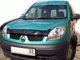 Дефлектор капота (мухобойка) Renault Kangoo 2003-2007 (Рено Кангу) ТМ SIM