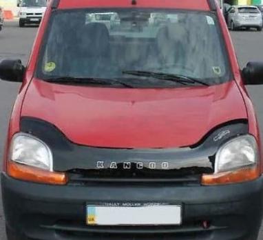 Дефлектор капота (мухобойка) Renault Kangoo c 1997-2003 г.в. (Рено Кангу) ТМ Вип Тюнинг