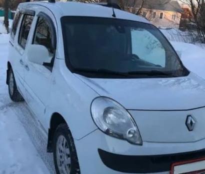 Дефлекторы окон (ветровики) Renault Kangoo II 5d 2009"EuroStandard" (Рено Кангу) ТМ Кобра Тюнинг