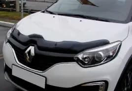 Дефлектор капота (мухобойка) Renault Kaptur 2013- (Рено Каптюр) ТМ SIM