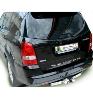 Фаркоп SsangYong Rexton 1,2  Kyron 2 (DJ) 2002-2007- 2.0тонны с нержавеющей пластиной Лидер Плюс